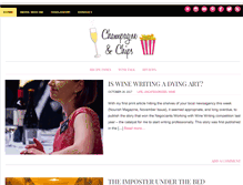 Tablet Screenshot of champagneandchips.com